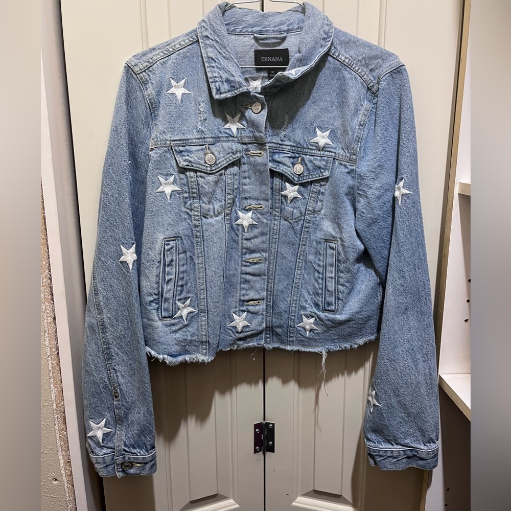 Cropped Jean Jacket